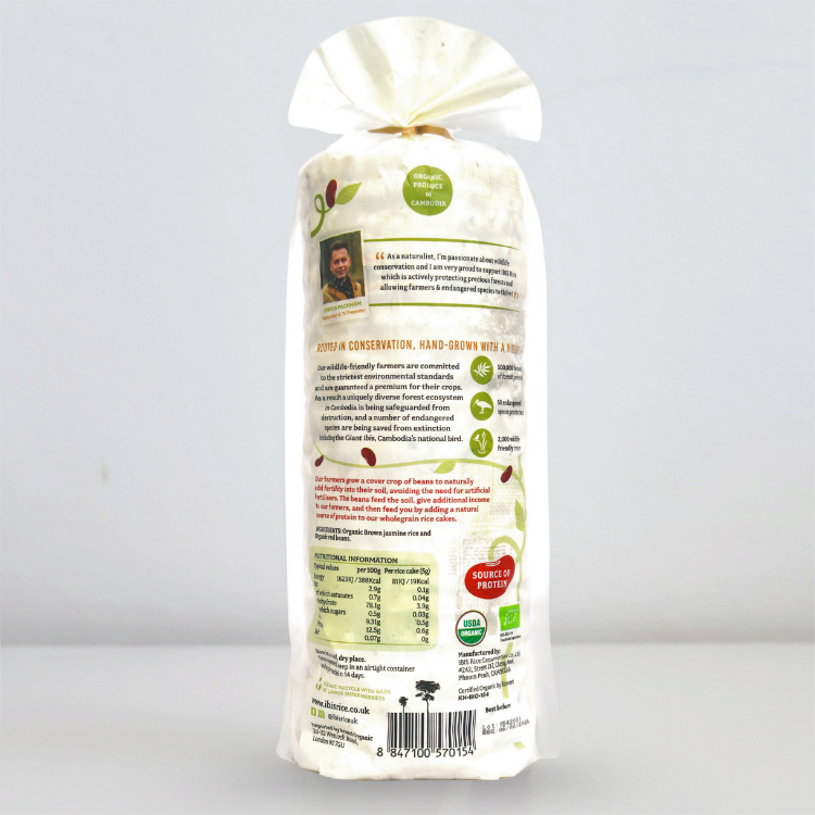 Organic Bean & Rice Cakes Original 130g