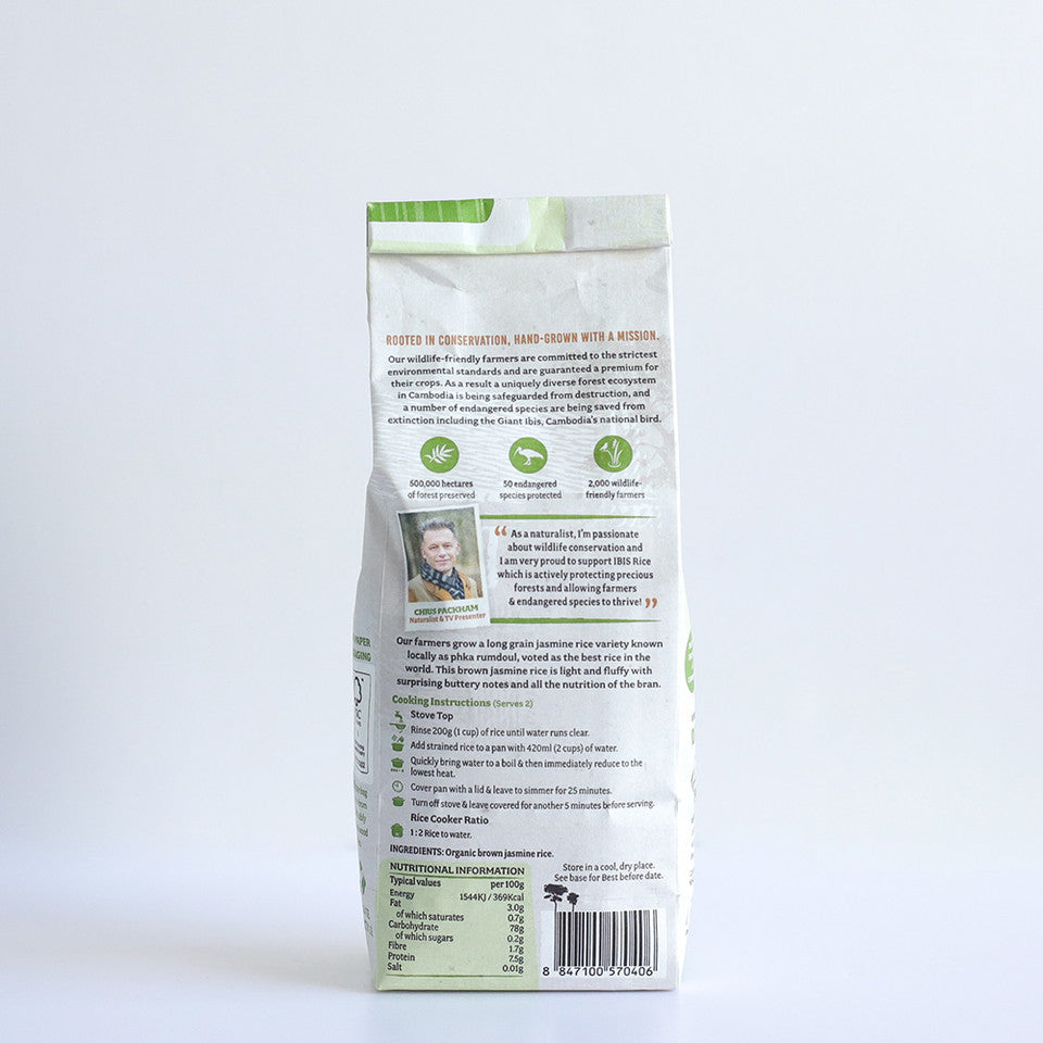 Organic Brown Long Grain Rice Jasmine 500g