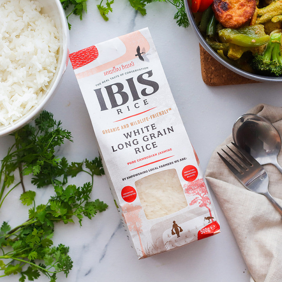 Organic White Long Grain Rice Jasmine 500g