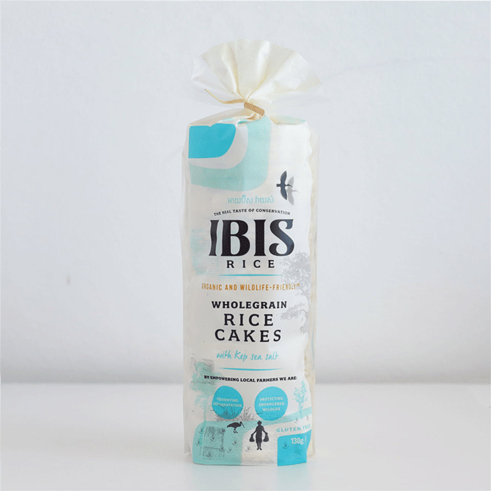 Organic Rice Cakes Salted 130g โ ibisrice
