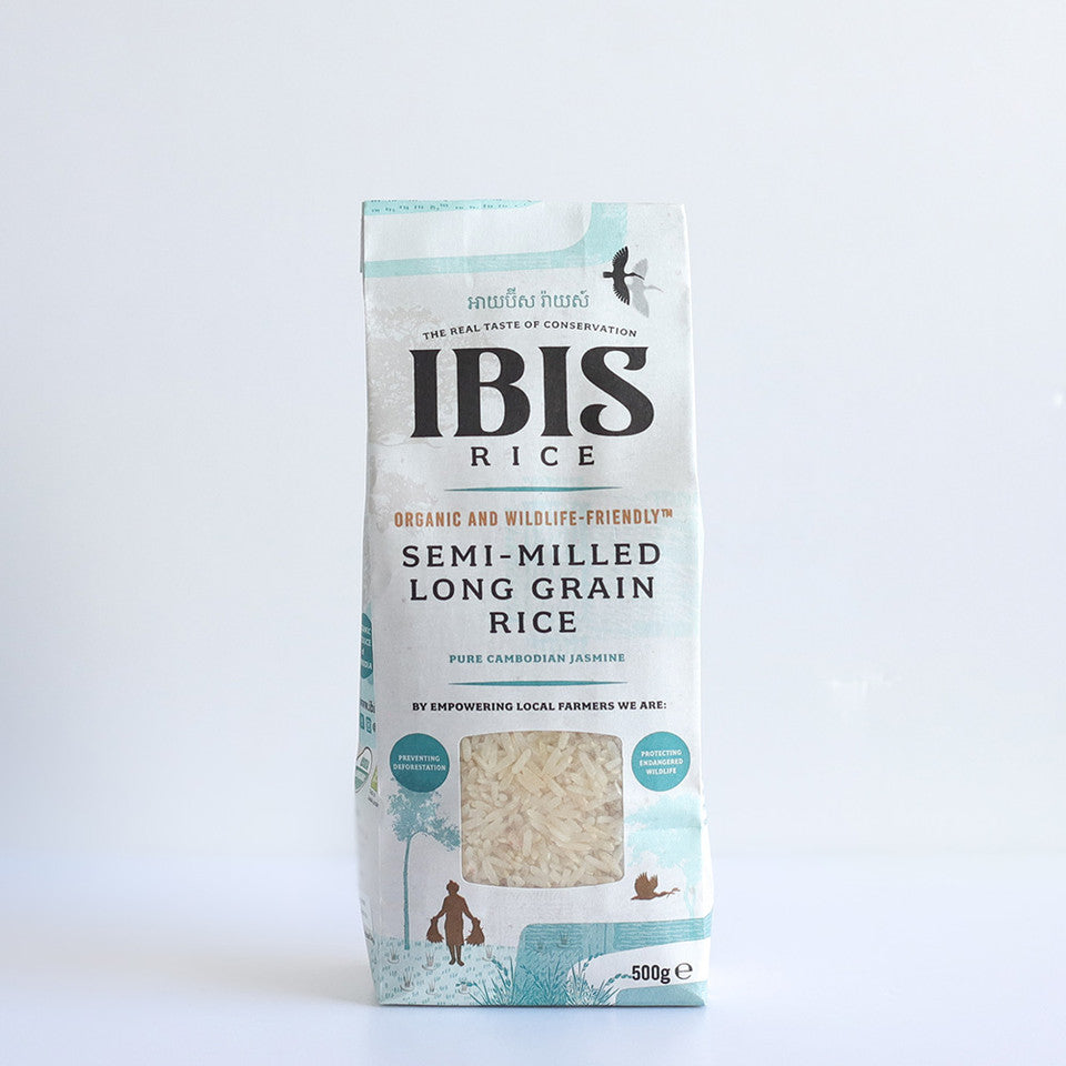 Bitmice Rice Organic Semi-milled Long Grain Rice Jasmine 500g – ibisrice